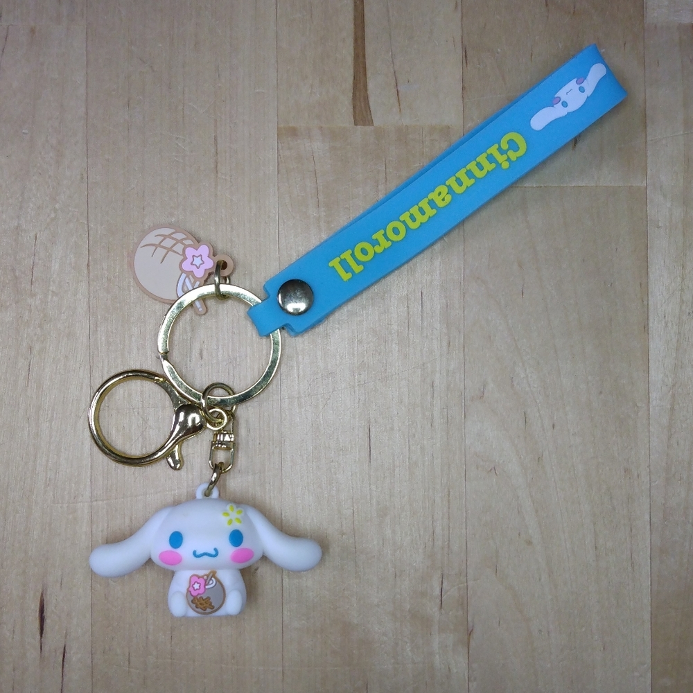 Cinnamoroll With Drink 3D Keychain